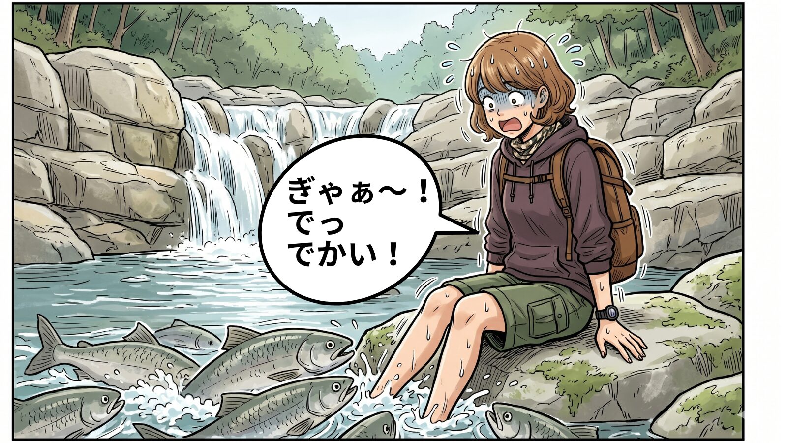ぎゃぁ～！でっでかい！コマ2