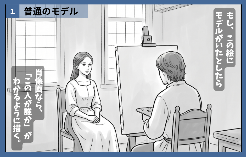 トローニー漫画1 普段のモデル