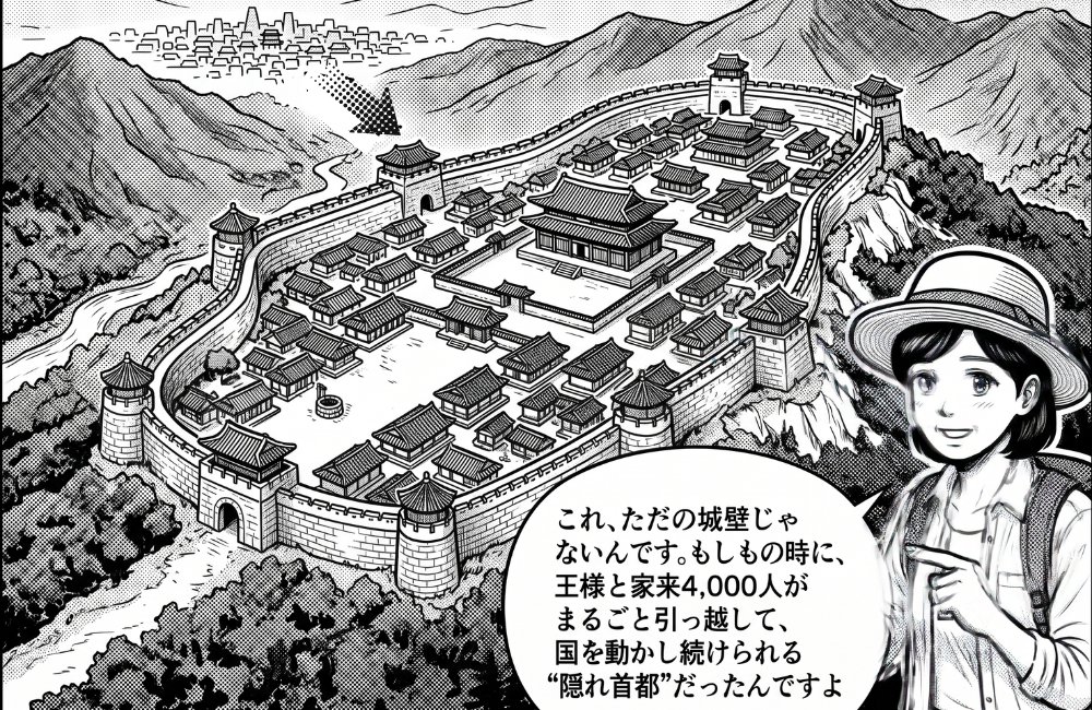 南漢山城は「もしもの時の隠れ首都」だった