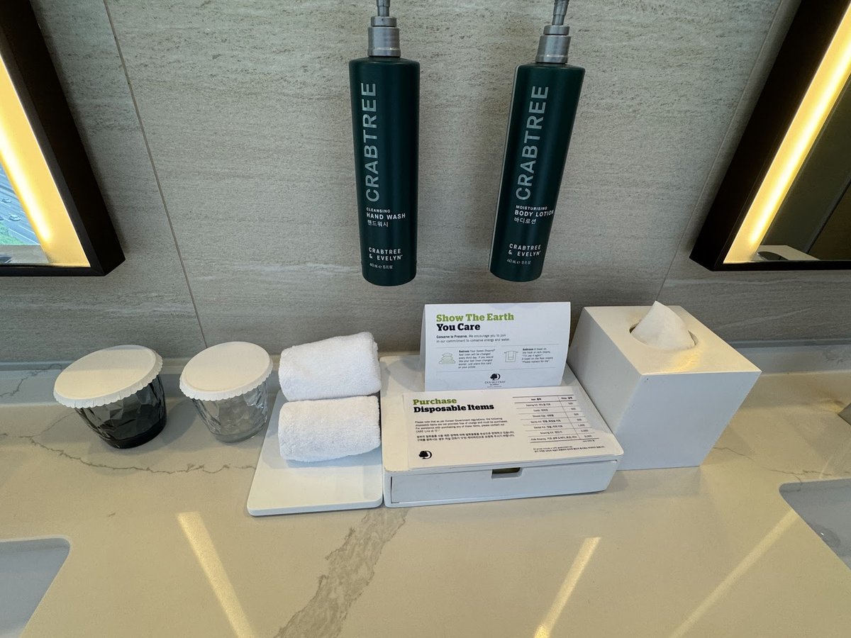Crabtree & Evelynのアメニティ