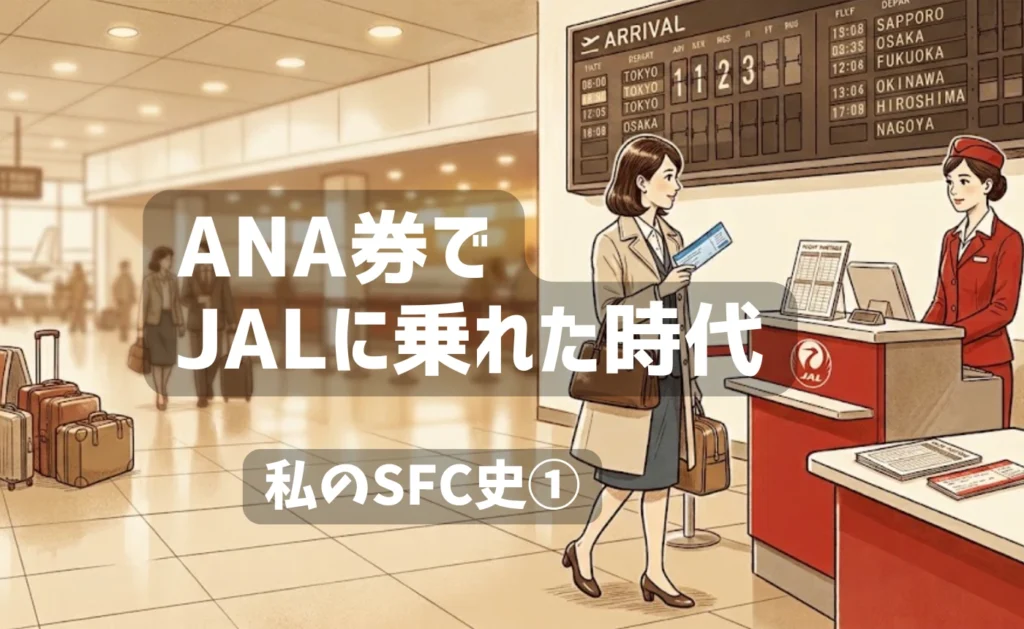 私のSFC史① ANA券でJALに乗れた時代